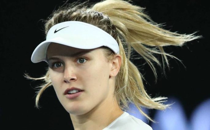 Eugenie Bouchard meets 'Super Bowl Twitter date' for Nets game