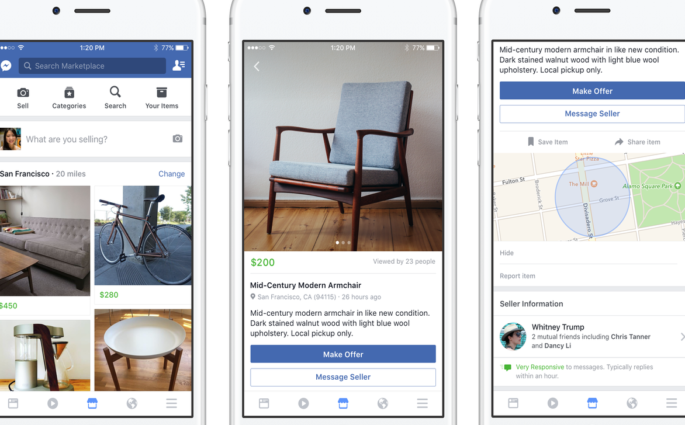 Facebook launches Marketplace, a friendlier Craigslist